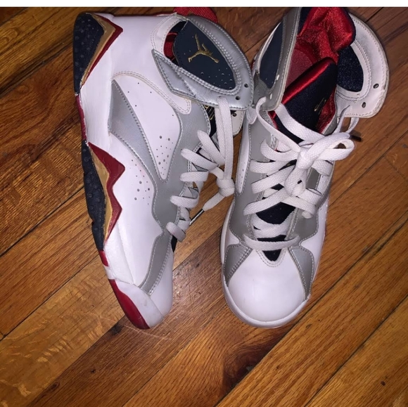 Jordan Shoes | Jordan 7 Olympic | Color: Red/White - Picture 2 of 3